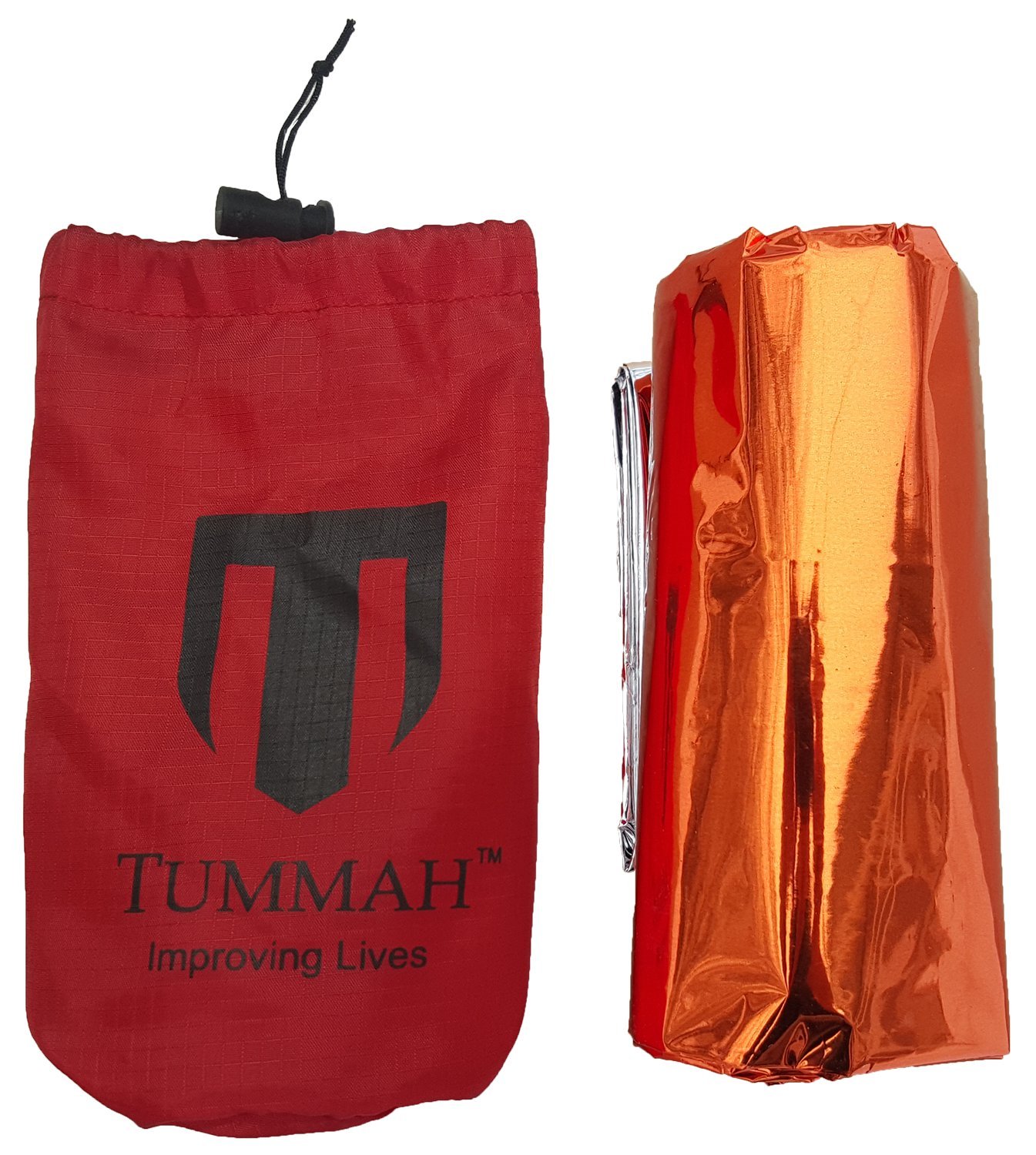 Camping Thermal Sleeping Bag Emergency Survival Hiking Blanket Gear Kit