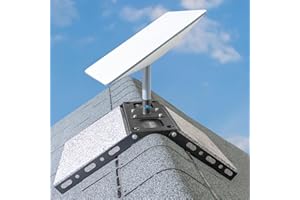 Adjustable Starlink Roof Ridge Mount, Beciety Starlink Mounting Kit, Starlink Ridgeline Mount Kit for Starlink Internet Kit Satellite, with Starlink Mount Adapter, Star Link Pole Mount