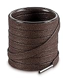 Shoemate Flat Waxed Cotton Shoe Laces for Boots