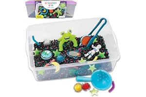 Creativity for Kids Sensory Bin Outer Space - Child Craft Activity for Boys and Girls (Ages 3+)