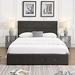 Harper & Bright Designs Lift Up Storage Bed Queen