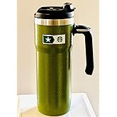 Starbucks + Stanley Military Commitment Double Walled Hammered Stainless Steel Tumbler With Handle
