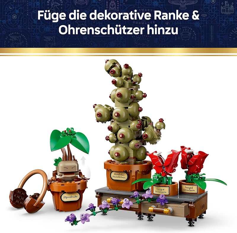 Harry Potter Schloss Hogwarts: Kräuterkunde-Pflanzen 76474
