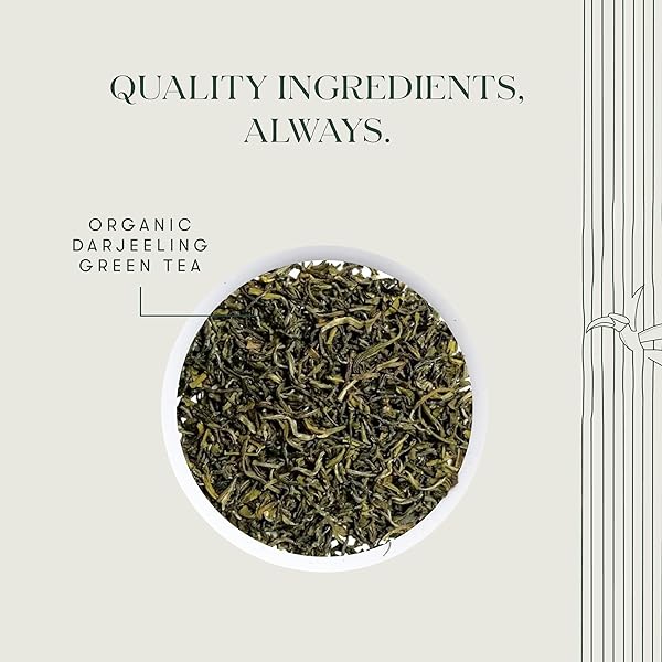 LUXMI ESTATES TOKYO GREEN ORGANIC GREEN TEA (25 TEA BAGS) TEA BAGS FOR RELAXING, CALMING, AND STRESS RELIEF, WITH CERTIFIED ORGANIC DARJEELING MAKAIBARI GREEN TEA