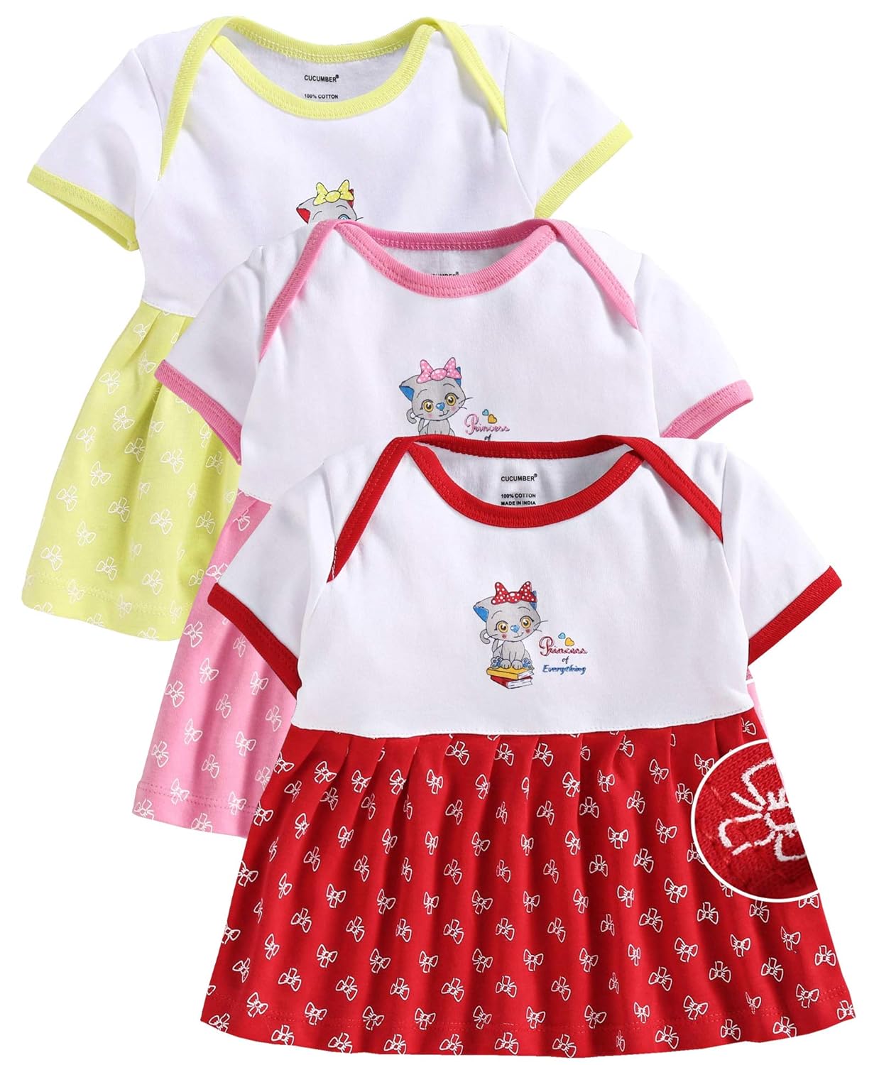 cucumber frocks for baby girl