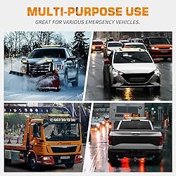 XRIDONSEN 28.4" 80 LED Roof Top Strobe Light Bar