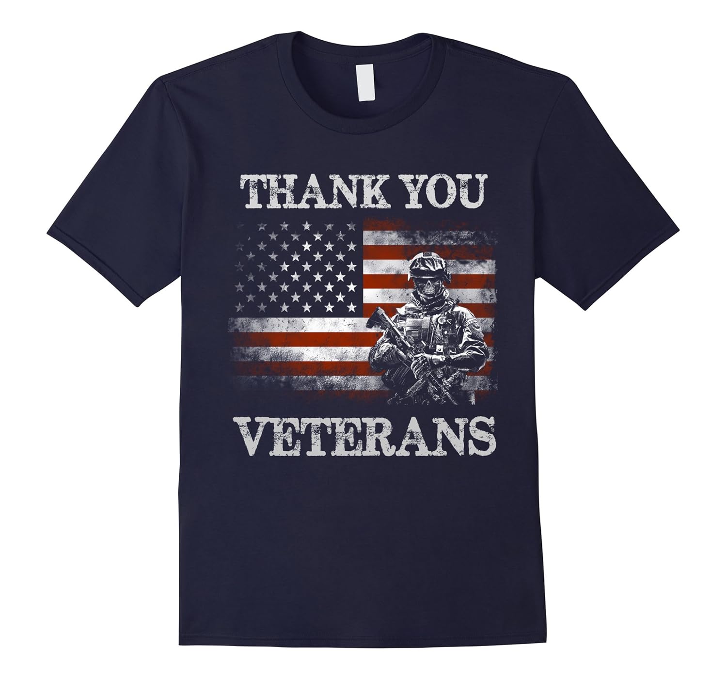 American Flag Shirt Thank you Veterans, Gift for Veteran Day-ANZ