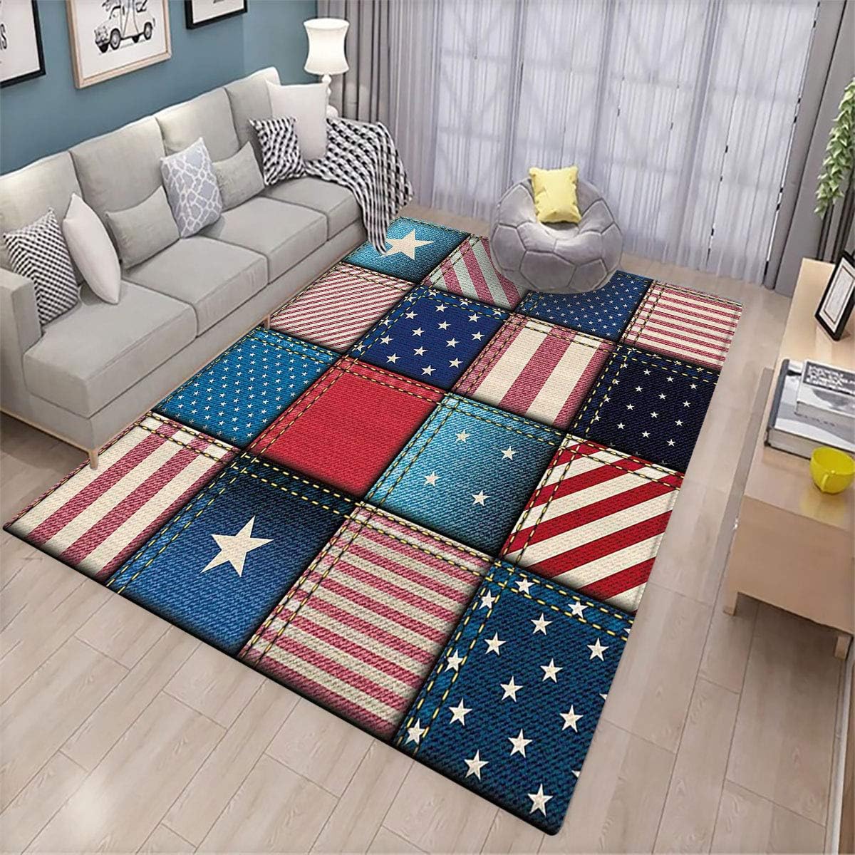 Farmhouse Decor NonSlip Floor mat American