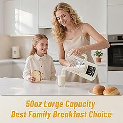 8-in-1 Nut Milk Maker Machine, 12 Blade 50oz
