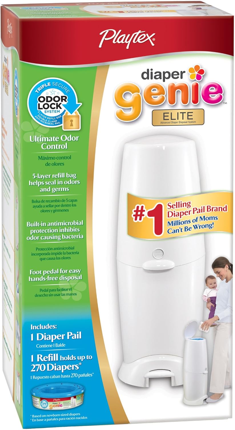 Diaper Genie Playtex Elite Diaper Disposal Pail Amazon.co.uk Baby