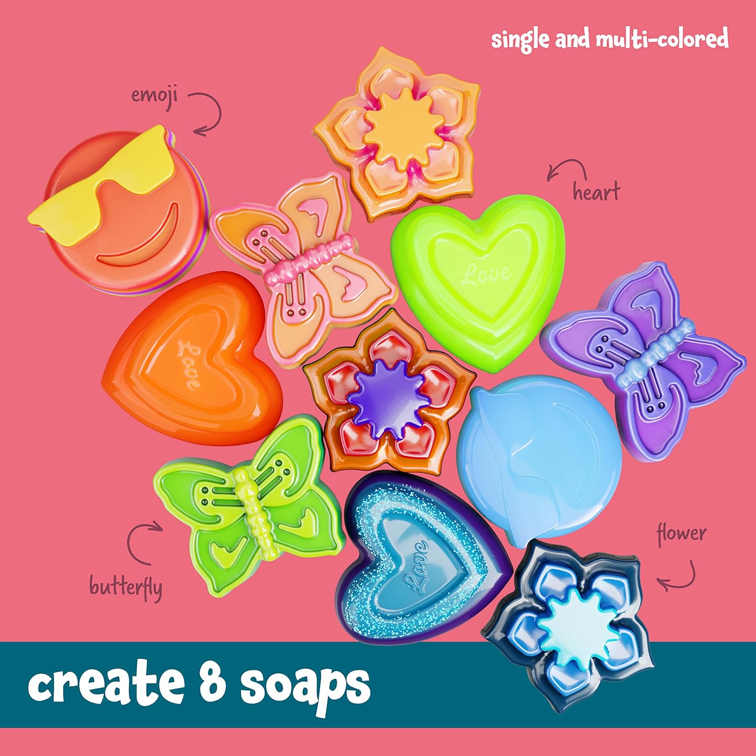 Soap & Bath Bomb Making Kit for Kids - 3-in-1 Spa Science Kits For Kids : Complete Soap Making Kit & Make Your Own Bath Bombs, Soap & Bath Scrubs : Kids Science Kit For Kids - Gift for Girls and Boys: Toys & Games
