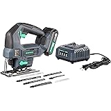 Amazon Brand - Denali by SKIL 20V Cordless Jig Saw Kit with 2.0Ah Lithium Battery and 2.4A Charger