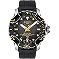 Tissot Mens Seastar 2000 Professional Powermatic 80 316L Stainless Steel case Automatic Watch, Black, Rubber, 22 (T1206071744101)