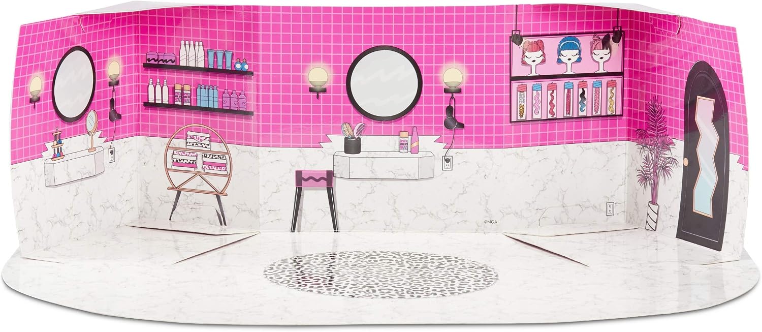 L.O.L Surprise! 564102E7C Furniture Salon with Diva & 10+ Surprises, Multi, Pink, Medium - Image 4