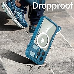 comosso for iPhone 14 Pro Case Waterproof, Built-in