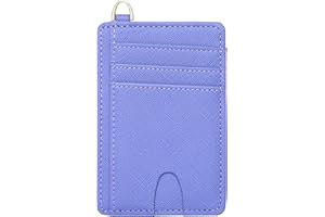 FEITH&FELLY Slim Minimalist Front Pocket Wallet RFID Blocking Credit Card Holder for Men & Women
