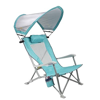 Buy Gci Outdoor Waterside Sunshade Folding Beach Recliner Chair With Adjustable Spf Canopy Online In Turkey B01nb073gc
