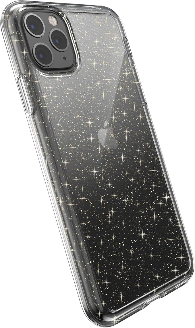 Speck Iphone 11 Case Gemshell Glitter Clear Protective Slim Tough Cover With Dual Layer Perimeter Compatible With Qi Wireless Charging Clear Glitter Amazon Co Uk Electronics