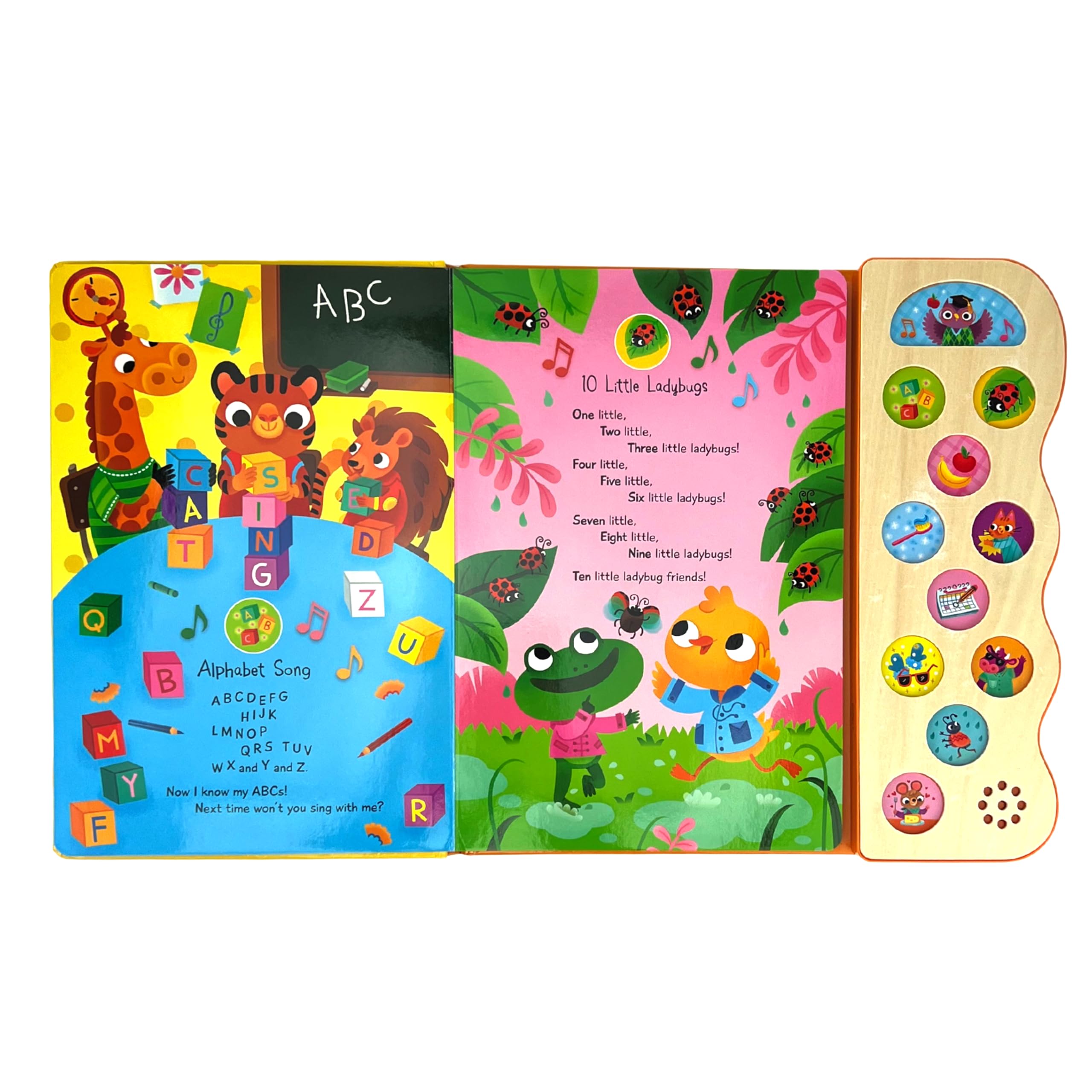 ABC & 123 Learning Songs: Interactive Children's Sound Book (11 Button Sound) (11 Button Sound Book) ABC & 123 Learning Songs: Interactive Children's Sound Book (11 Button Sound) (11 Button Sound Book) Hardcover