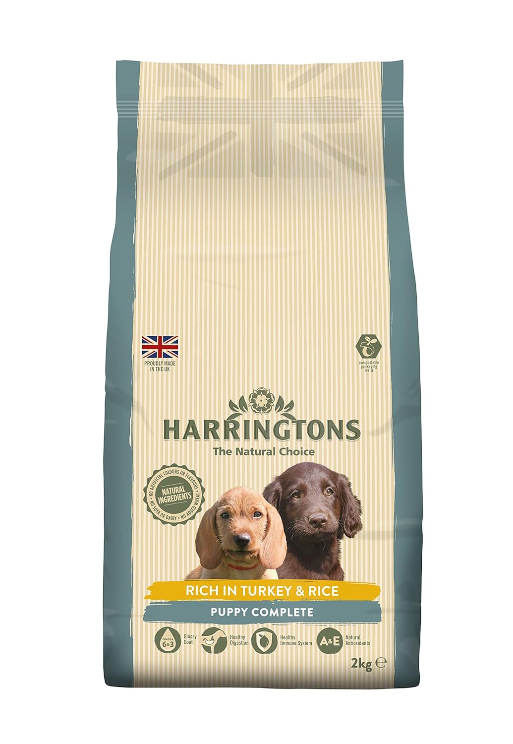 Harringtons Complete Dry Mix Puppy Food, 2 kg, Pack of 4 Amazon.co.uk