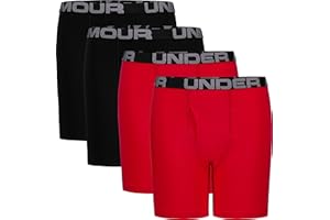 Under Armour Boys 2 Pack Solid Cotton Boxer Briefs