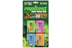 Luster Leaf 1601 Rapitest Soil Test Kit, 40 Tests