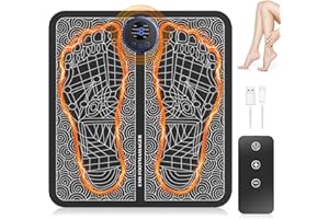 BFAHE EMS Foot Stimulator EMS Foot Massager for Pain Relief Improve and facilitate Muscle Performance