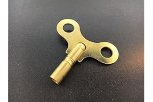 GENERIC Tools and Replacement for Clock. Solid Brass Winding 400 Day Clock Key for Standard Kundo