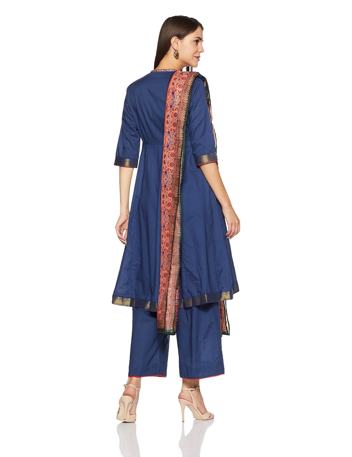 biba women's anarkali salwar suit
