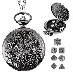 Banloga D&D Dice Set,7PCS Metal Dice for Dungeons