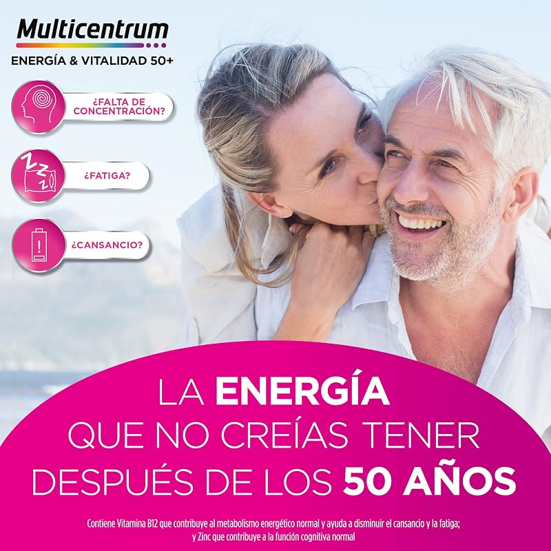 Energy & Vitality 50+, Suplemento Líquido, 30 Frascos