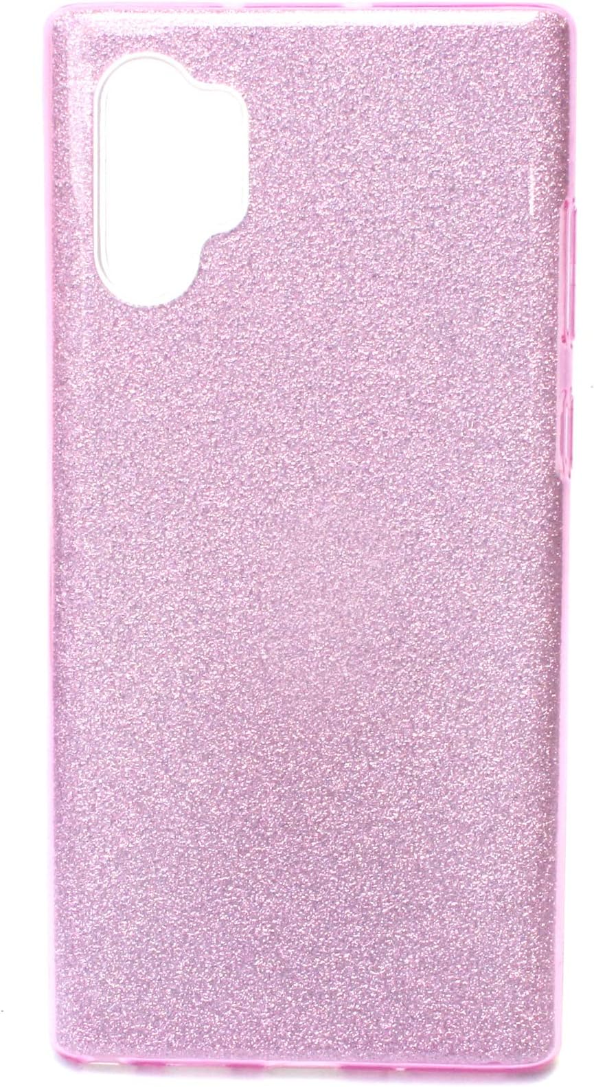 Sharp Icon Plain Color Glitter Bling Designer Soft TPU + PC Fancy Back Case Cover for Samsung Galaxy Note 10 Plus