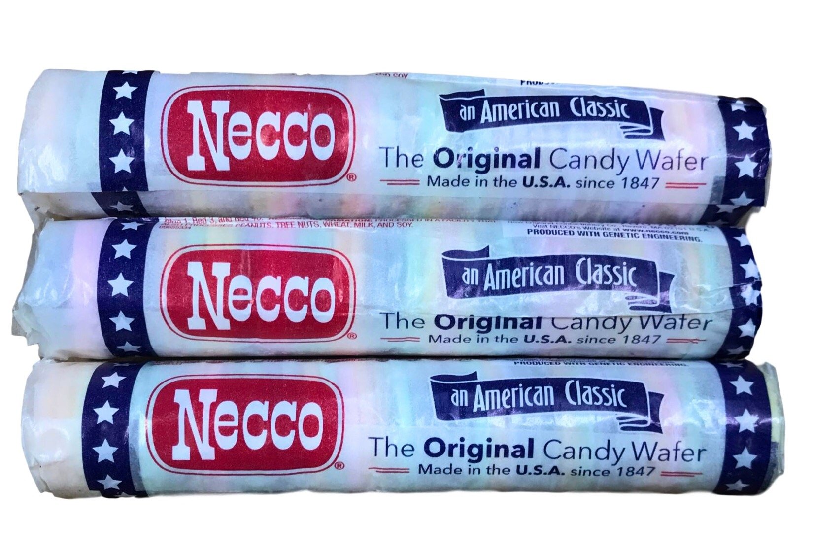 Necco Wafers Original Assorted Candy Rolls (Set of 3) Buy Online in