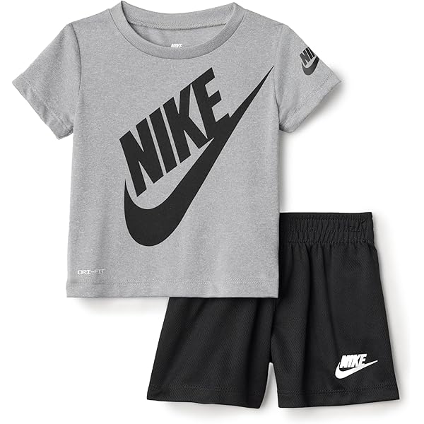 Amazon.com: Nike Boy`s Dri-Fit T-Shirt & Shorts 2 Piece Se