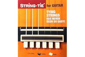 TENOR GUITAR PLACE Tenor String-Tie Tailpiece BridgeBeads Set for Classical or Flamenco Spanish Guitar, PEARL BONE WHITE Color Bridge Beads.