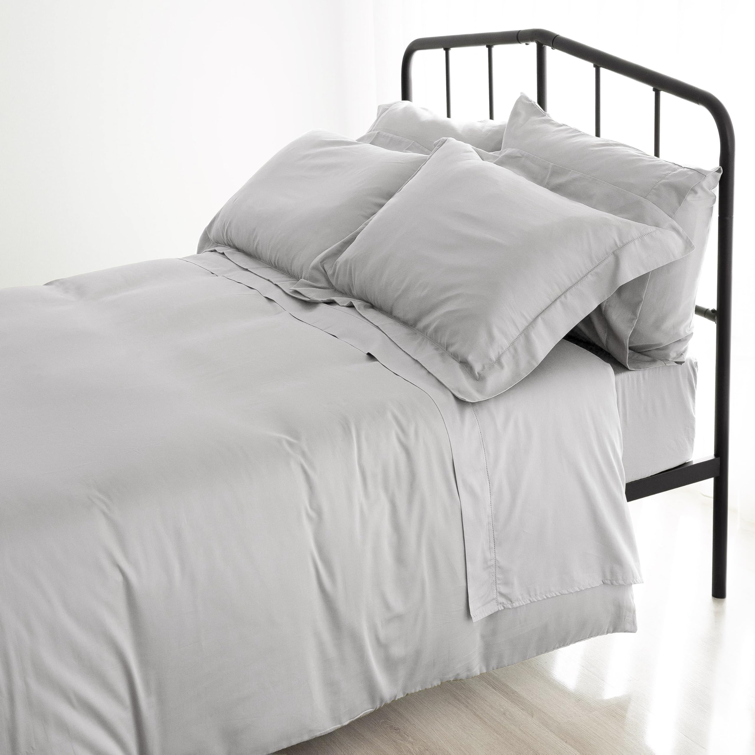 Catherine Lansfield Fantasy Ice Grey Bed Linen 200 x 200 + 80 x 80 (2)