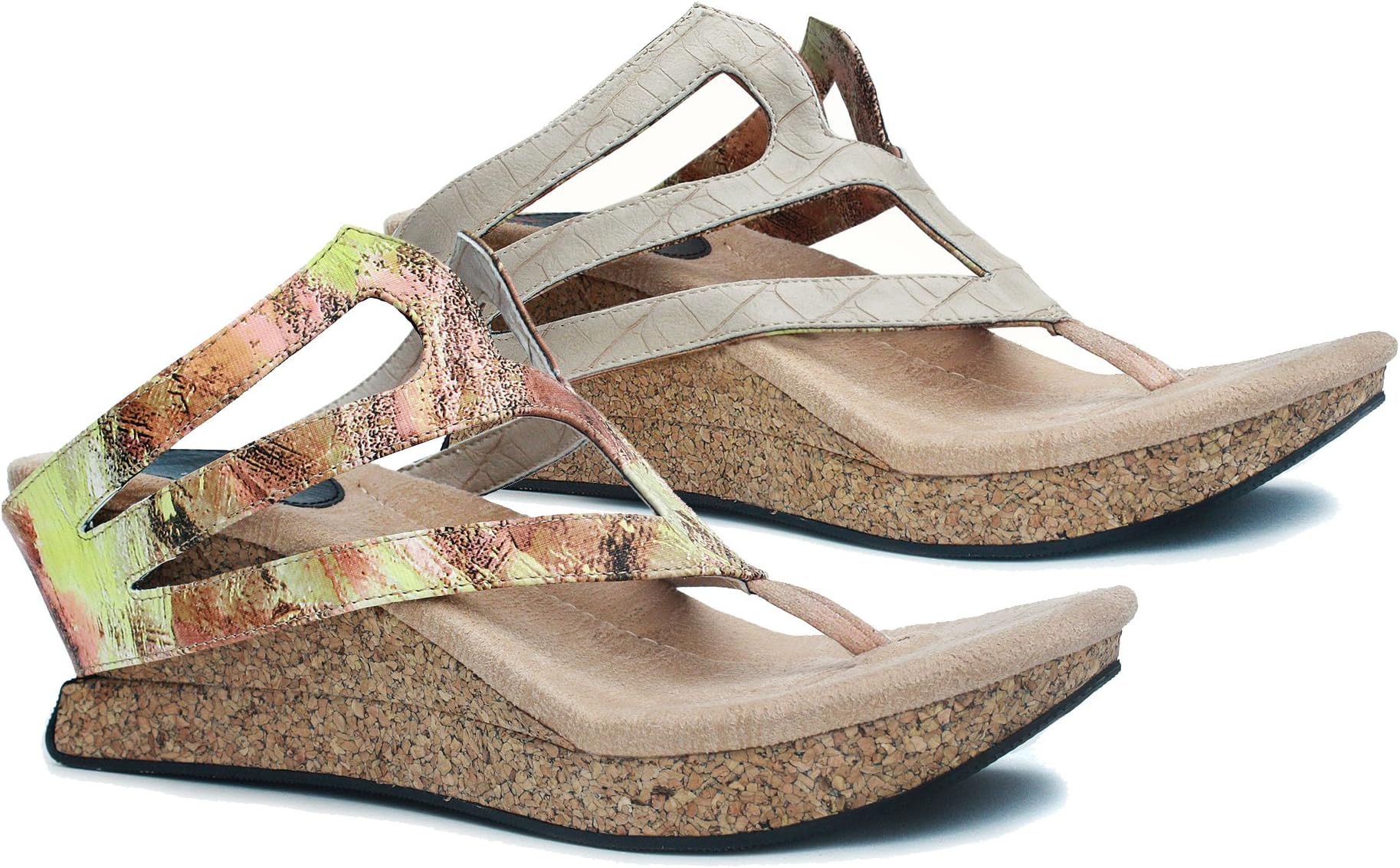 Zara Women's Mid Wedge Reversible Sandal