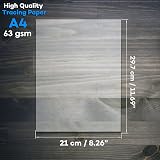 SketchLine Tracing Paper A4 25 Sheets 63gsm High Transparency Optimum Thickness view 2