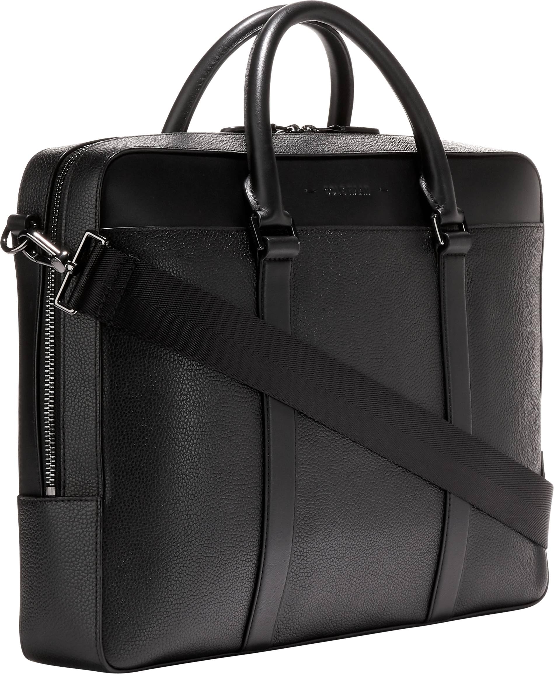 Cole Haan mens Triboro Leather Briefcase