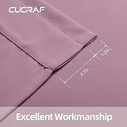 CUCRAF Custom Blackout Curtains for Bedroom Living