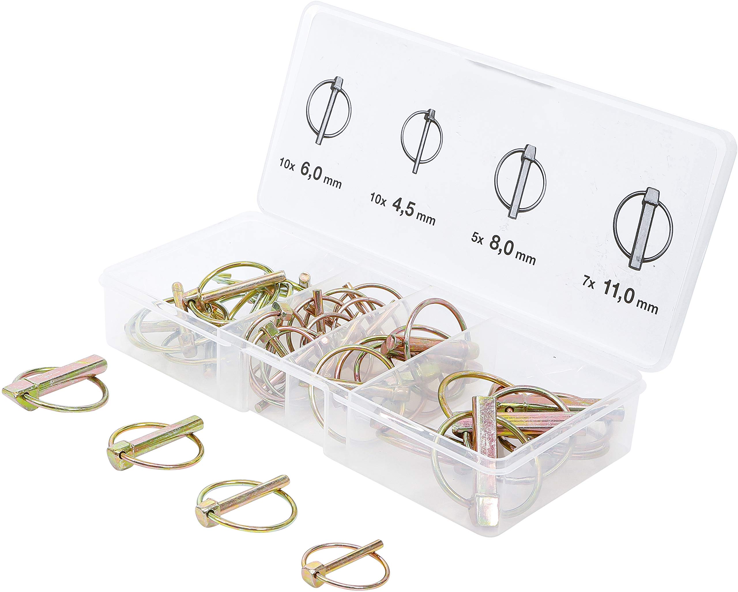 BGS Diy 88195 | Linchpin Assortment | bolt Ø 4.5 - 11 mm | 32 pcs.
