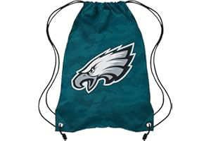 FOCO Philadelphia Eagles NFL Big Logo Camo Drawstring Backpack