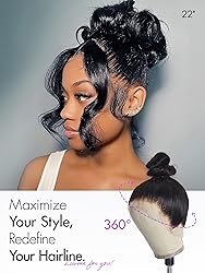 LUVME HAIR 26'' Loose Body Wave 360 Lace Frontal