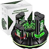 Rechargeable-Battery for-Xbox, (4x4800mWh) 4 x 2000mAh Xbox Controller Battery Pack with Charger for Xbox One/Xbox One S/Xbox