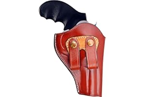 ANDIÇEN Leather iwb Holster for Taurus 856 Defender 3 inch Barrel, Concealment, Genuine Leather, Brown or Black, Right or Left Hand, ShnLeather