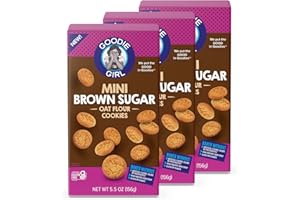 GOODIE GIRL COOKIES Goodie Girl, Mini Brown Sugar Cookie Cookies | Gluten Free, Peanut Free (3 Pack)