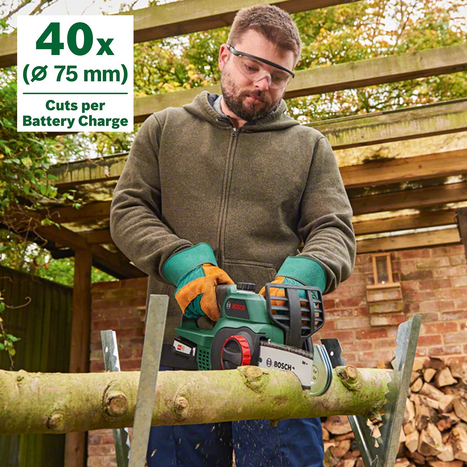 Bosch Cordless Chainsaw Lightweight And Easy To Operate eBay