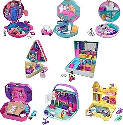 Polly Pocket Compact Playsets, Includes 2 Micro