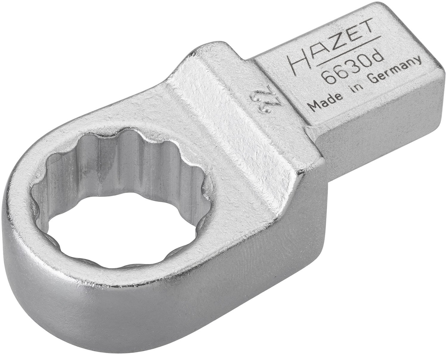 HAZET 6630D-22 67.3 mm 12-Point Traction Profile Insert Box-End Wrench - Chrome-Plated — image 1