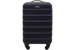 Travelers Club Harper Luggage, Blue, 20-Inch Carry-On